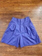 VTG 90s In-Force Inc high waisted pleated purple shorts size XS/S