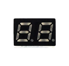 2pc 0.28" 7 Segment Dual Digit LD0285GWK * Green LED display CC LENOO Taiwan