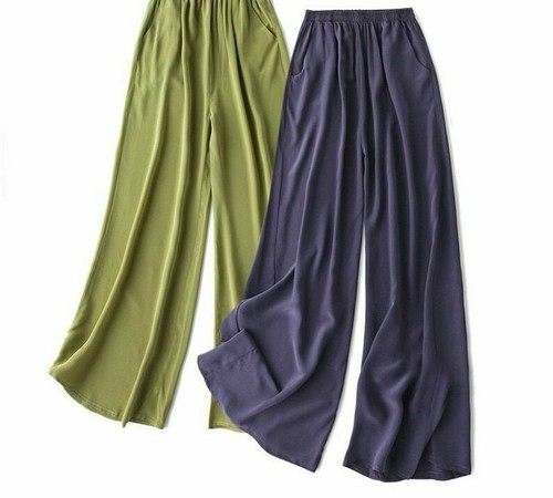 Elastic Waist Type Wide Leg Style 