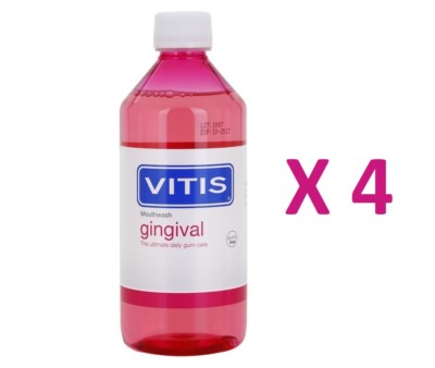 Vitis Zahnfleisch Mundspülung 30ml x 4