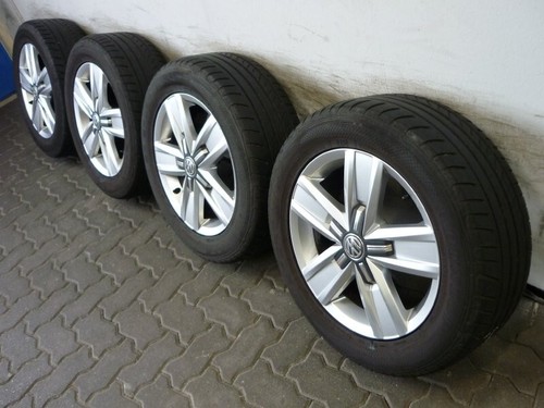 ALUFELGEN ORIGINAL VW T5 T6 T6.1 DEVONPORT 7E0601025P SOMMERREIFEN 235/55 R17 - Bild 7 von 9