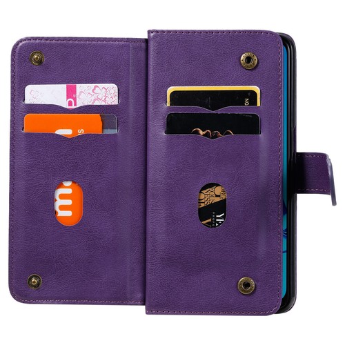 Leather Flip Card Wallet Phone Case For OPPO Realme 9 Pro A96 Reno 7 Find X5 Pro - 第 9/18 張圖片