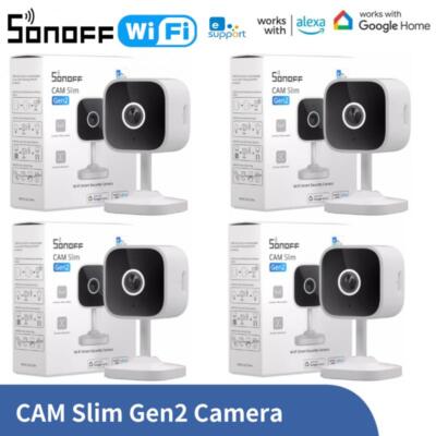 SONOFF CAM Slim Gen2 Smart Home Security Camera 1080P Human&Motion Detection Nig