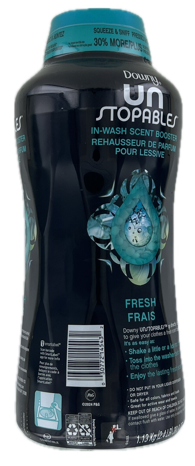Downy Unstopables In-Wash Scent Booster Beads, Fresh (39.9 Ounce)