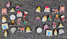 Taylor Swift Lot of 32 Shoe Charms Heart TS Super Swiftie Fan Bundle Music Croc