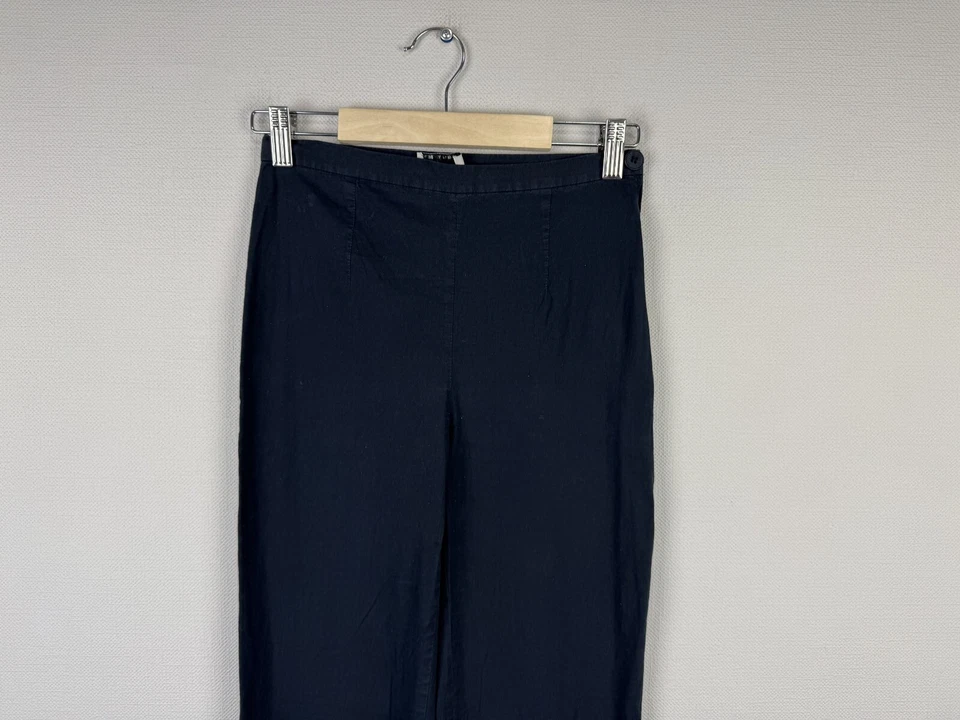 Pholosophy di Alberta Ferretti Blue Super Slim Side Zipper Formal Dress Pants 4 - Image 2 of 4