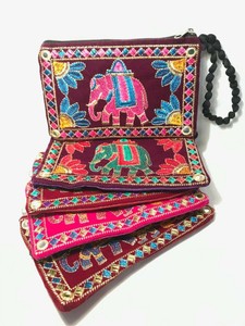 purse with elephant design