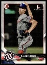 2018 Bowman Draft Mason Denaburg Washington Nationals #BD-164