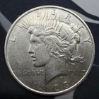 1923 P PEACE SILVER DOLLAR! NICE AU/UNC Coin!