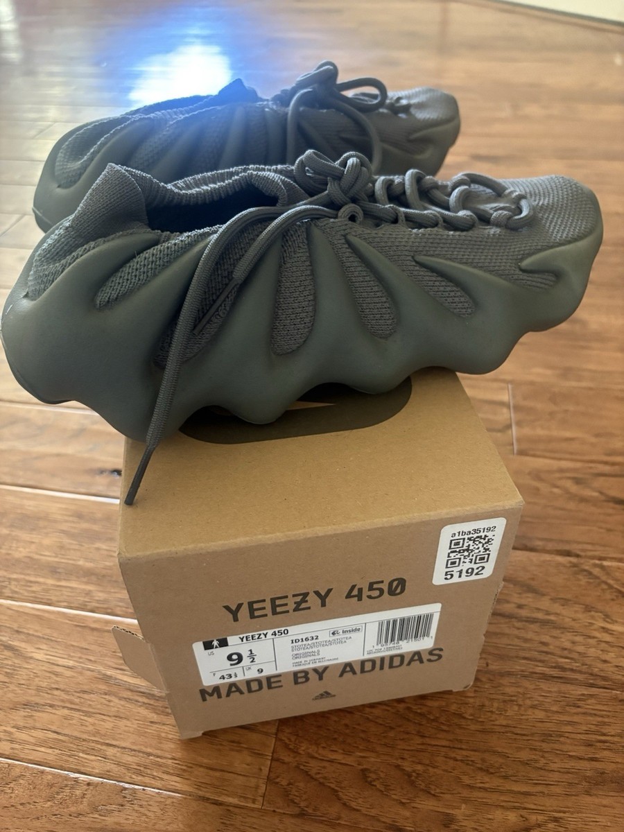 Adidas Yeezy 450 Resin Primeknit Sneakers Athletic Casual Men Size 9.5 Yeezy 450 Utility Black 2022 for Sale | Authenticity  main image 3