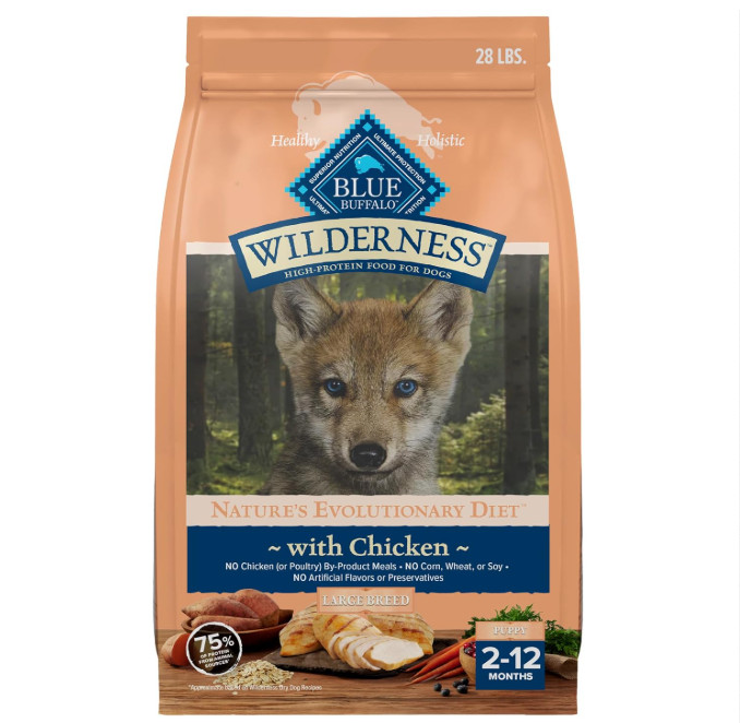 Wilderness Large Breed Puppy Chicken with Wholesome Grains R