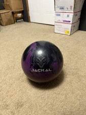 Motiv Jackal Bowling Ball Used 14 lbs 14 oz Single Drill RH Pin Up