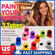 Hair Chalk for Girls Washable, 12 Colors Temporary Hair Dye for Kids Adults