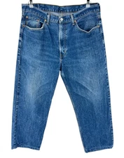 Levi's Strauss & Co 550 Men's Denim Straight Fit Jeans Size W38 L27