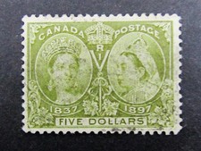 nystamps Canada Stamp # 65 Used $1000 A17x684