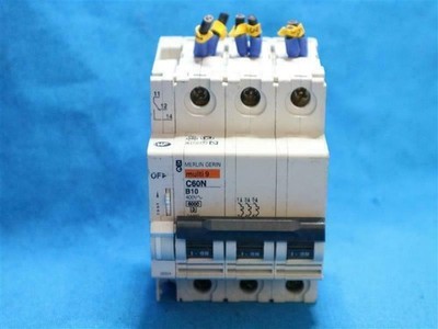 Merlin Gerin Multi 9 C60N B10 Circuit Breaker 3P