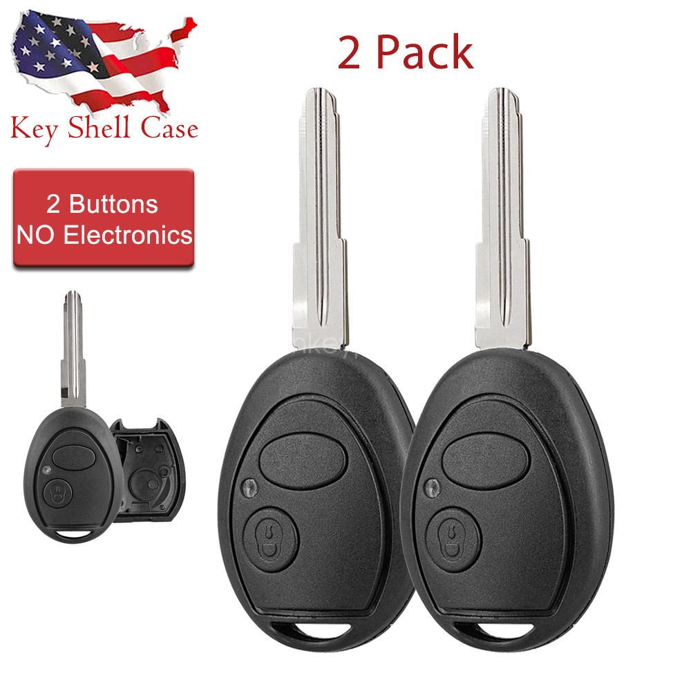 2 for 1999-2004 Land Rover Discovery Remote Key Fob Shell Case N5FVALTX3 2button
