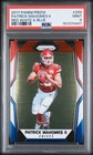 2017 PANINI PRIZM RED WHITE & BLUE #269 PATRICK MAHOMES II ROOKIE RC PSA 9