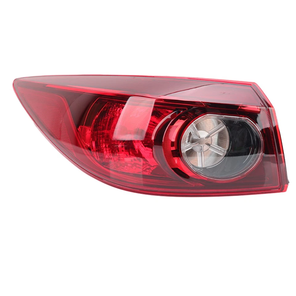 Conjunto de luz trasera lateral exterior izquierda para Mazda 3 2014-2018 lado del conductor Foto 3 de 4