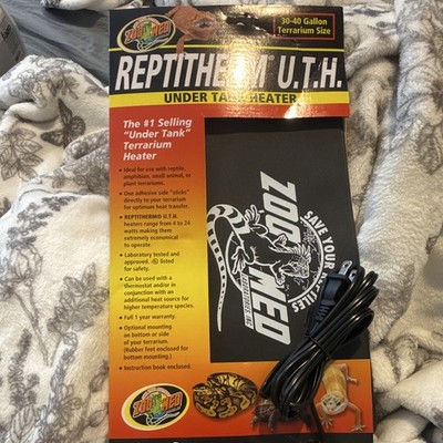 Zoo Med ReptiTherm U.T.H. Under Tank Heater RH-5 for 30-40 Gallon Terrarium