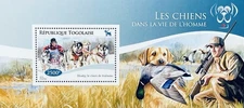 TOGO SERVICE DOGS STAMPS 2014 MNH ANIMALS LABRADOR RETRIEVER HUNTING SLED DOGS