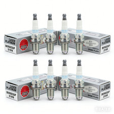 8 Pc Ngk 3199 Bkr6equp Laser Platinum Spark Plugs For Pk20tt Ik20tt Fr7dqp