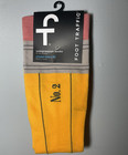 Foot Traffic Compression Socks 15-20 mmHg Unisex L/XL Yellow/Gray/Pink NWTS — photo 1
