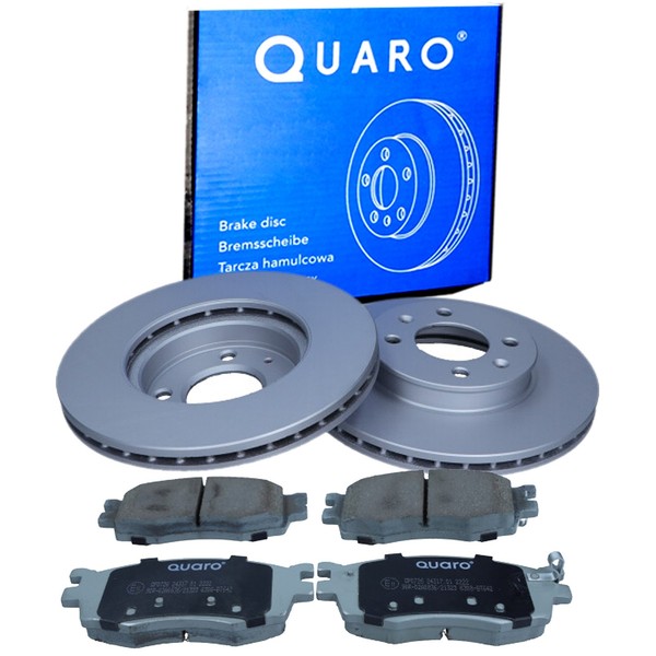 Quaro Bremsscheiben 256Mm BeläGe Vorne Satz FüR Accent 3 I20 KIA RIO II Hyundai-image