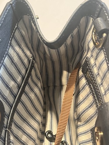 Dooney & Bourke Saffiano Zip Satchel Dark Gray - Picture 13 of 14