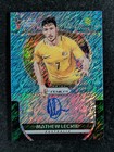 2018 Panini Prizm FIFA World Cup MATHEW LECKIE Auto Blue Shimmer FOTL SP #S-MLE