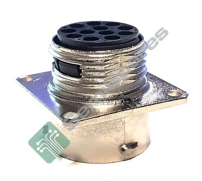 5 pcs. SOURIAU UT001412SH CONN RCPT HSG FMALE 12 POS PNL MT