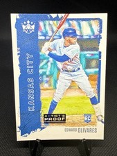 Edward Olivares 2021 Panini Diamond Kings Rookie Card Artist's Proof Blue #131. rookie card picture