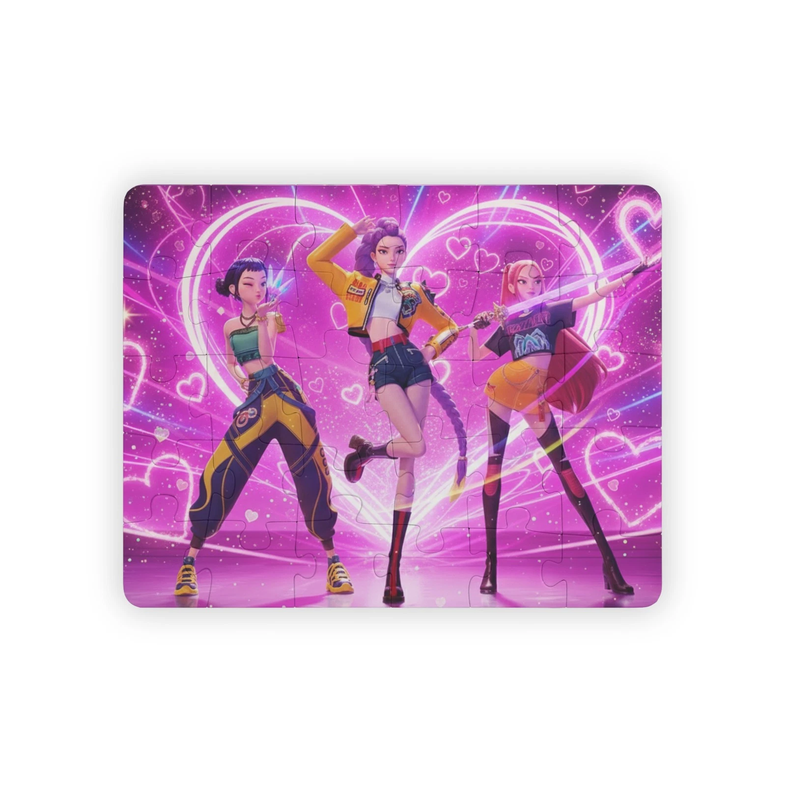 Huntrix Kpop Demon Hunters Jigsaw Puzzle