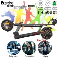 All-Terrain E-Scooter-1000W 25Mi 28MPH Speed 10inch Fold Electric Scooter Adults
