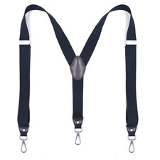 Heavy Duty Suspenders with Swivel Hooks for Men Work Jeans Y Back Big and Tall A