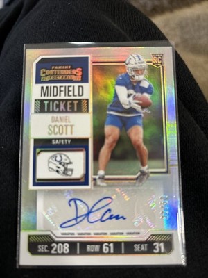 2023 Panini Contenders Midfield Ticket Daniel Scott Rookie Autograph 32/50