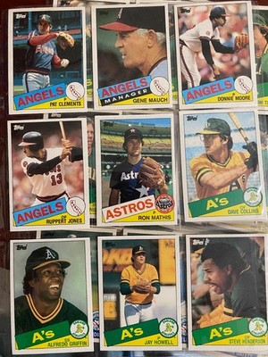 1985 Topps Traded BB You Pick- NM/MT - Free Shipping - 2 CARD MINIMUM