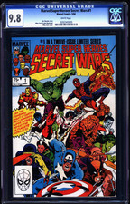 MARVEL SUPER-HEROES SECRET WARS 1 2 3 4 5 6 7 9 10 11 12 CGC 9.8 SPIDER-MAN 1984