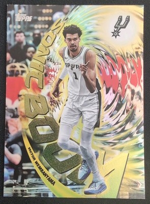 2025-26 Topps - Sonic Boom Victor Wembanyama #SB-11