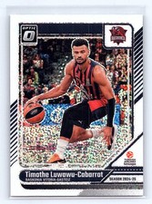 Timothe Luwawu-Cabarrot 2024-25 Donruss EuroLeague #61 Optic White Sparkle