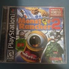 Monster Rancher 2 PS1 Black Label – CIB W/reg Card - Tested