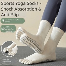 1Pair Five Finger Socks Cotton Toe Socks Elastic Sports Ankle Socks For Unisex