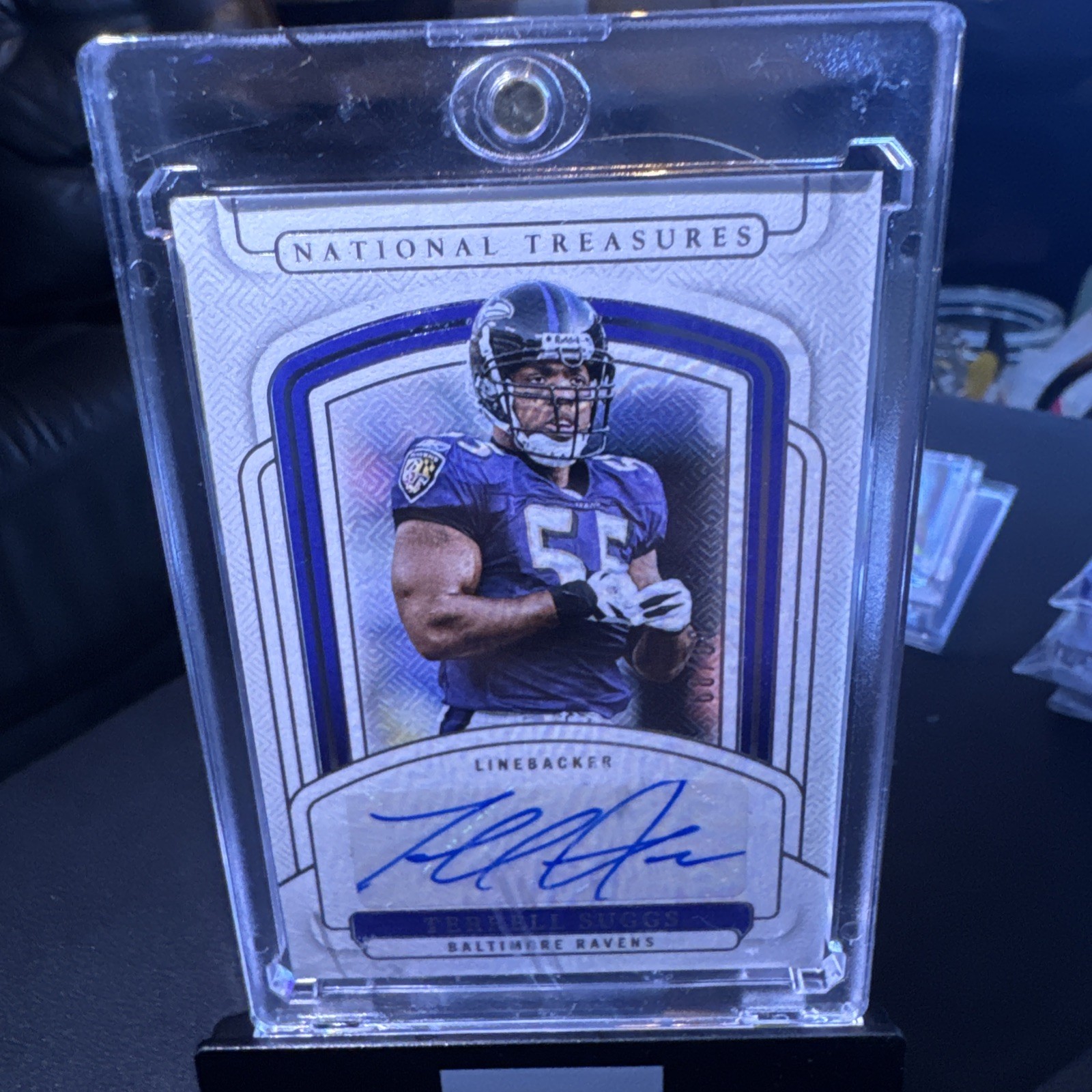 2024 Panini National Treasures TERRELL SUGGS Auto /99 #SIGS-TSS🏈🏈