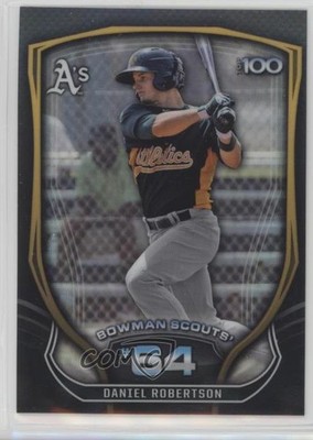 2015 Bowman Scouts' Top 100 Daniel Robertson #BTP-64 c7w
