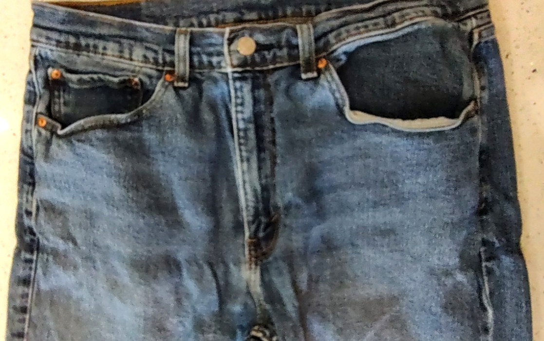 Men's Levi's 505 Blue Jeans 34 x 34 Red Tab thumbnail 2