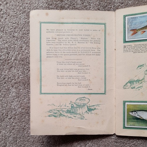 Players Cigarette Cards 'British Fresh-Water Fishes' Complete Album of 50 - 1933 - Picture 2 of 20