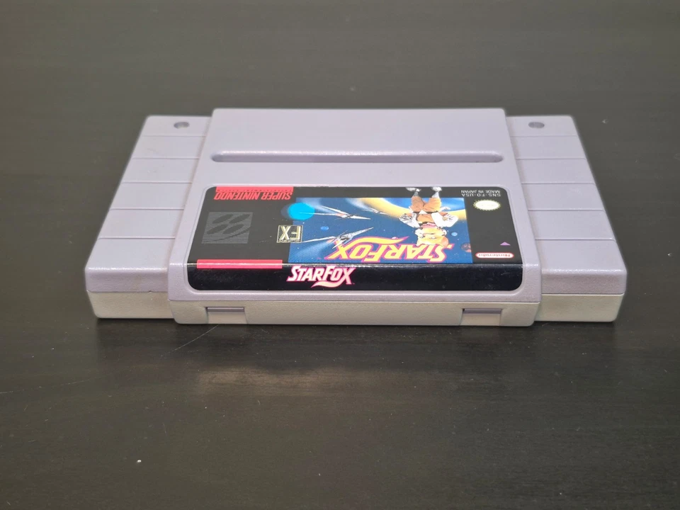 Super Nintendo SNES Star Fox Game Cartridge Only Authentic & Tested 1991 - Image 3 of 4