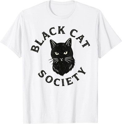 Black Cat Society Misunderstood Cat Unisex T-Shirt