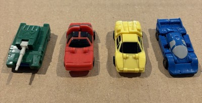 4 Transformers G1 Micromasters Roadhandler Wheeler Tailspin Bombshock Hasbro 88