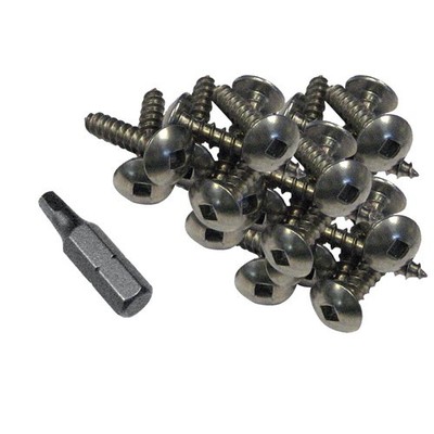 Dock Edge Stainless Steel Profile Fasteners 100 Pcs 1'' 1006-F